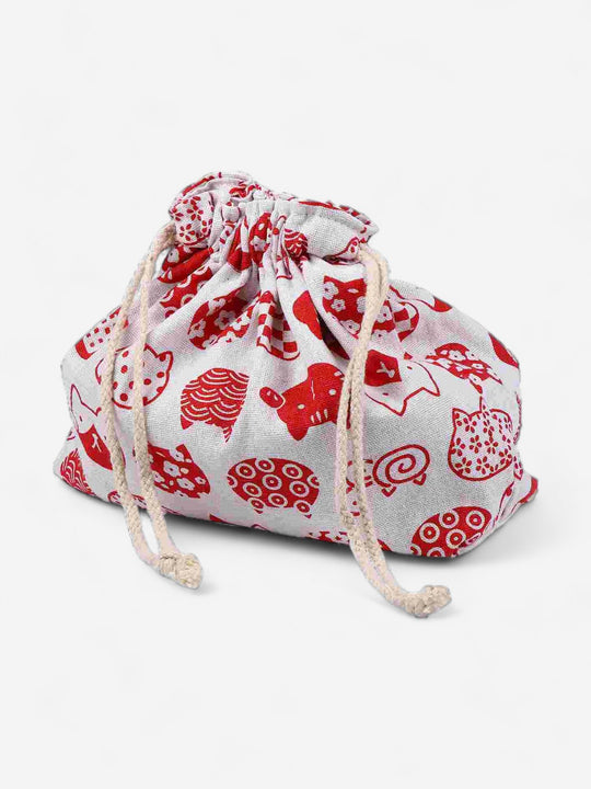 Sac à bento japonais en coton
