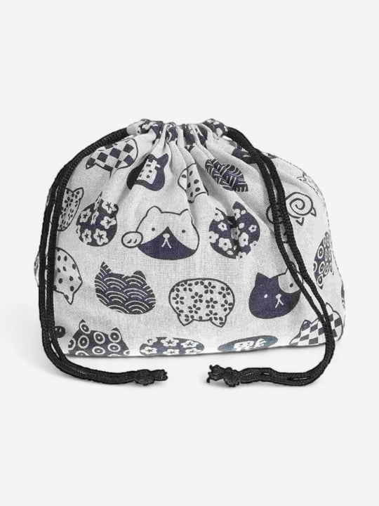 Sac à bento japonais en coton