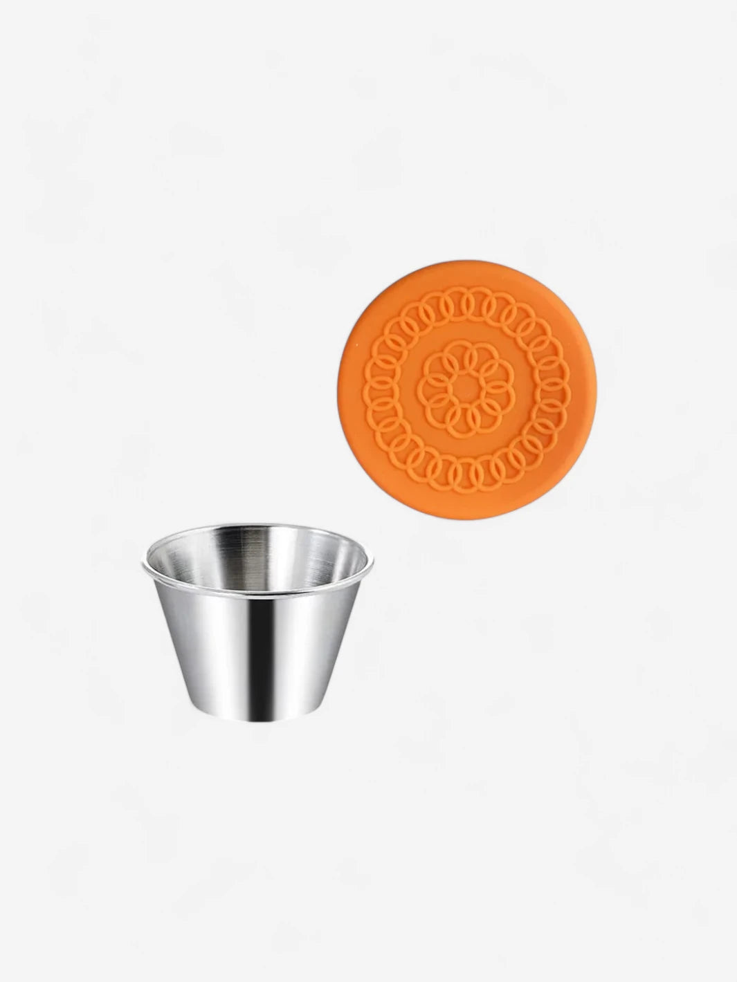 Contenants pour sauce en inox de 70ml