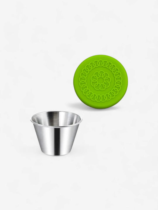 Contenants pour sauce en inox de 70ml